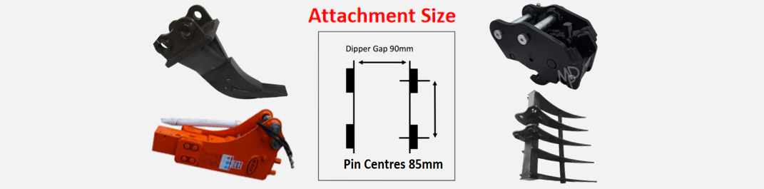 Digger Pin Position Mini Digger Attachments 25mm Pins – Mini Digger Parts Supermarket