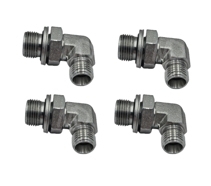 Elbow connection 3/8” M14 Set of 4