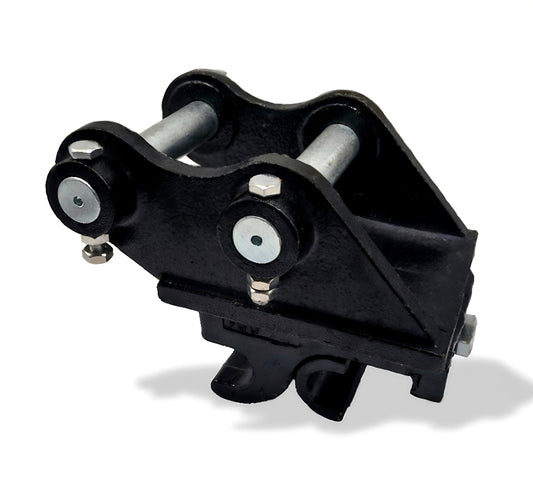 Mini Digger / Excavator Quick hitch mounted with 25mm Pins
