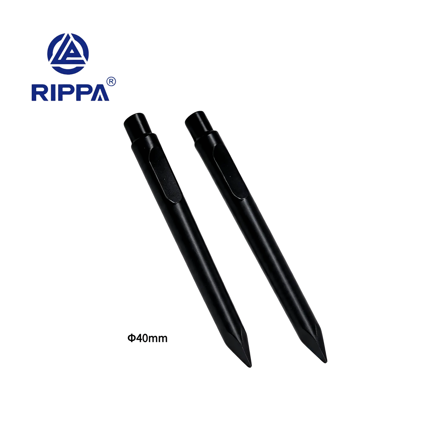 Mini Digger Breaker Chisel for RIPPA 40mm Set of 2