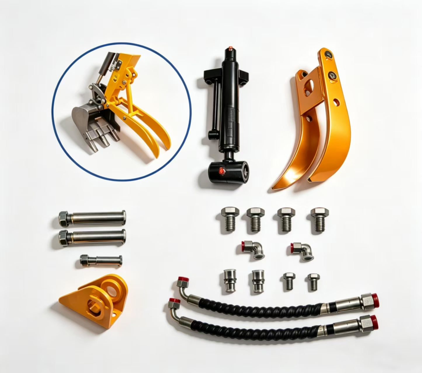 Mini Digger Hydraulic Thumb Kit