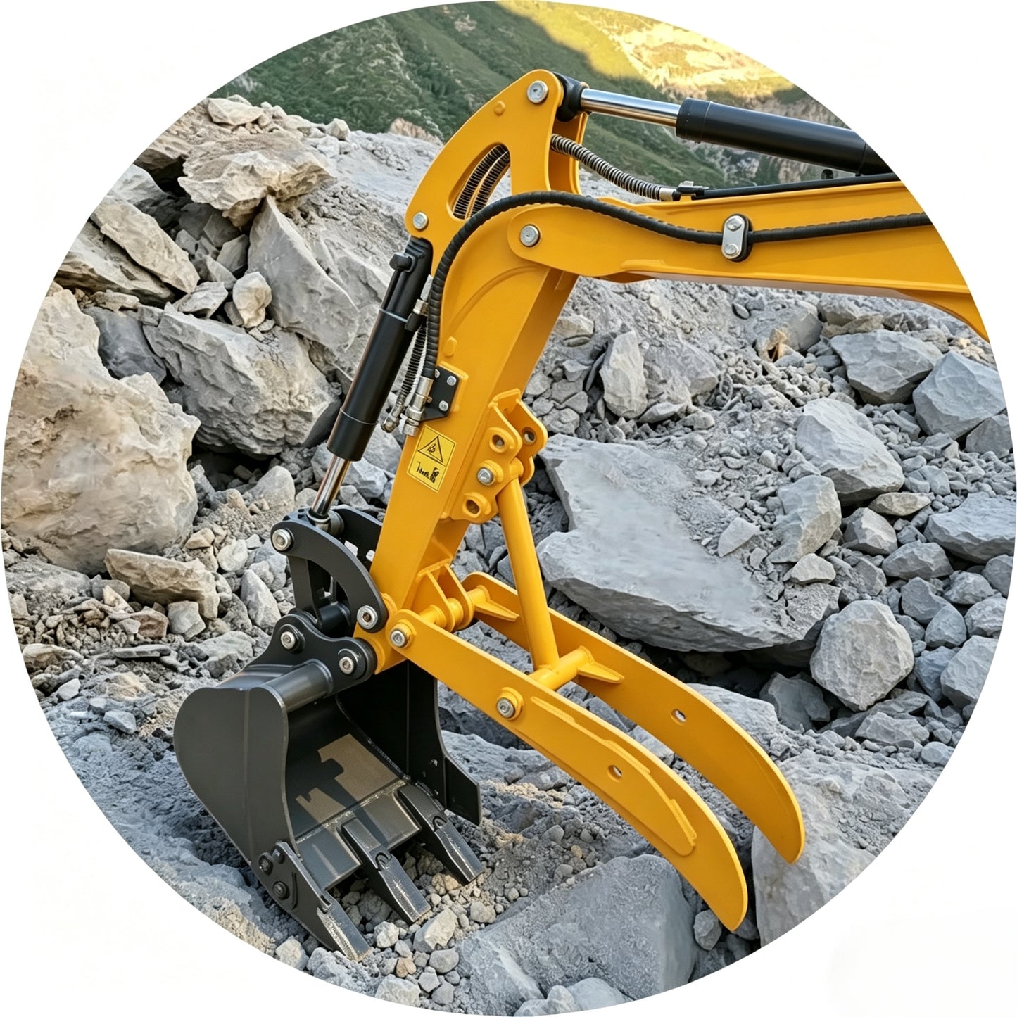 Mini Digger Hydraulic Thumb Kit